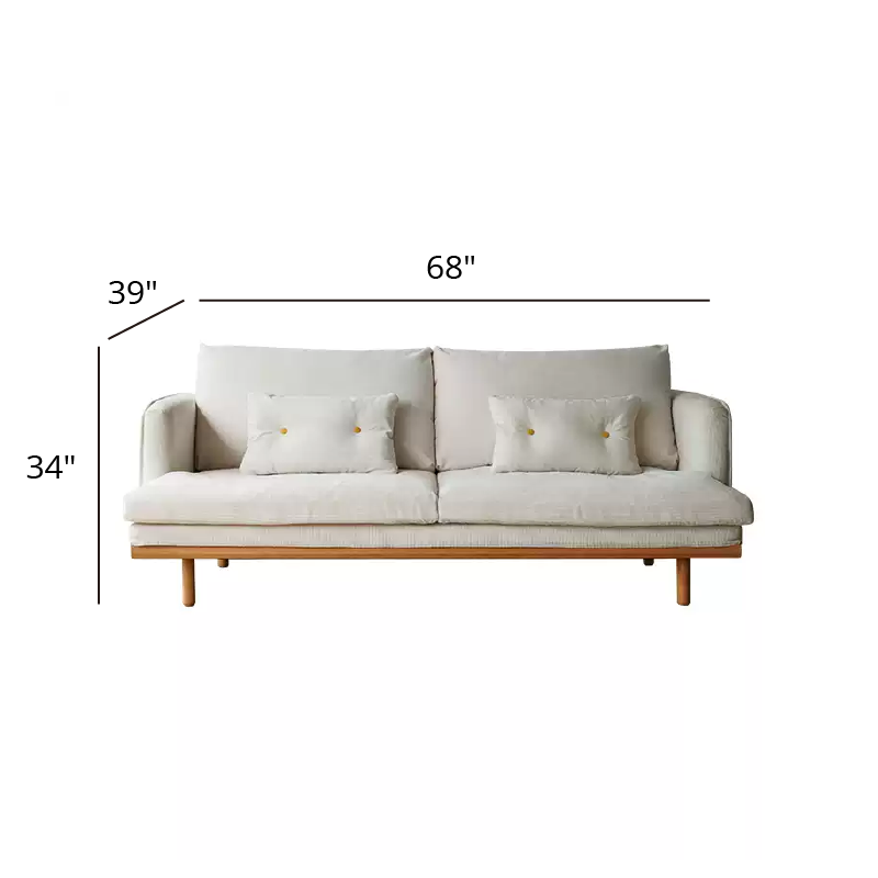 Mobilious-Kohana Corduroy Japanese Fabric Washable Sofa