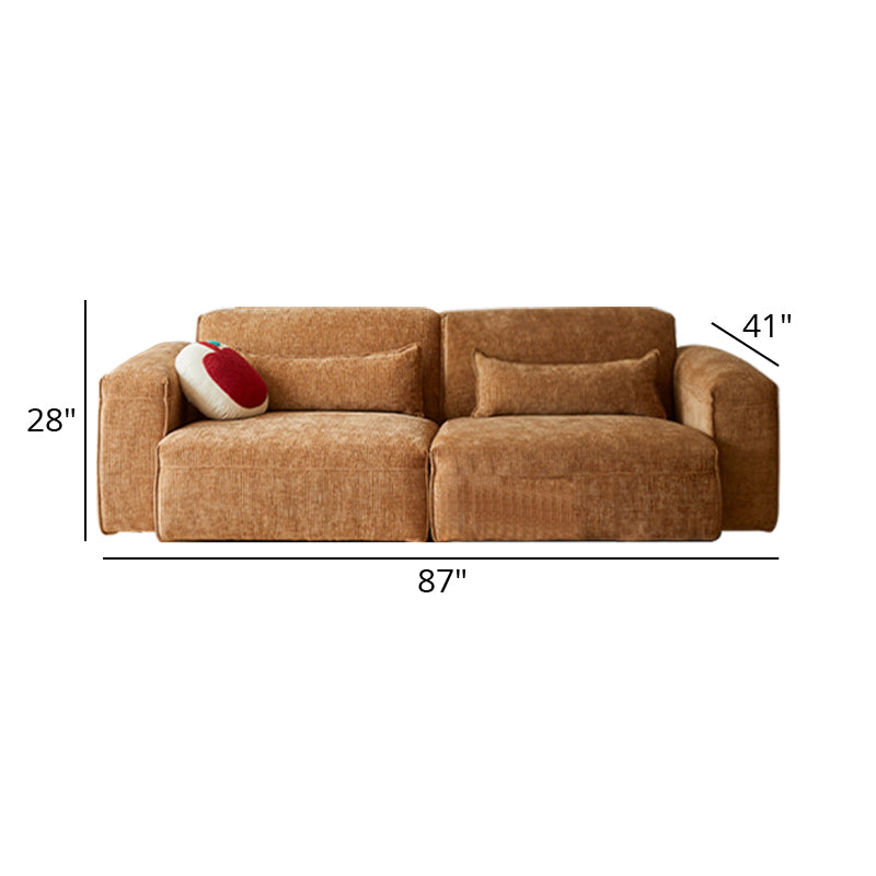 Mobilious-Kuruna Corduroy Retro Japanese Fabric Sofa
