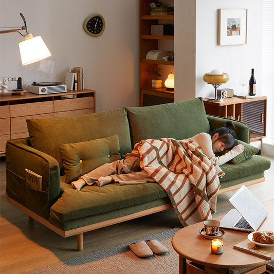 Mobilious-Kohana Corduroy Japanese Fabric Washable Sofa