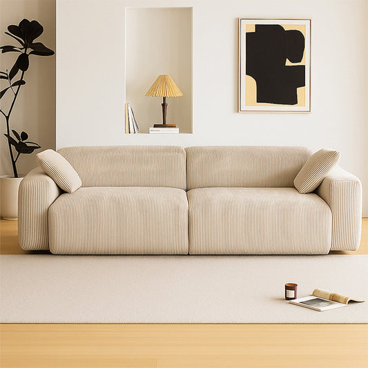 Mobilious-Velvra Corduroy Deep Seat Modular Sectional