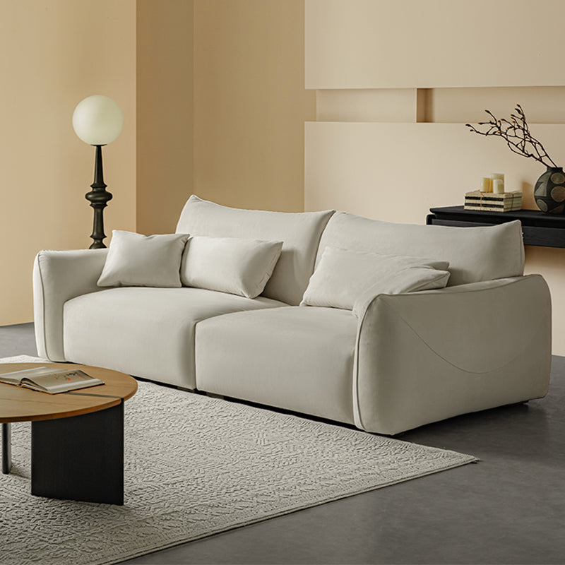 Mobilious-梵·Brahman|Soffiella Cream Straight Sofa Couch
