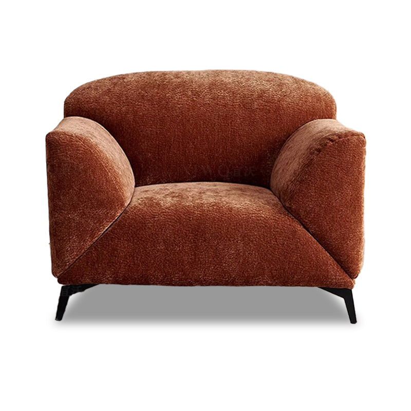 Lykke Chenille Fabric Adjustable Lounge Chair - Plus