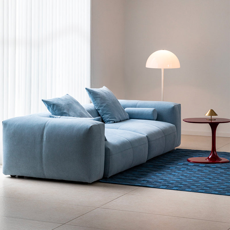 Glaciera Fabric Washable Blue Sofa