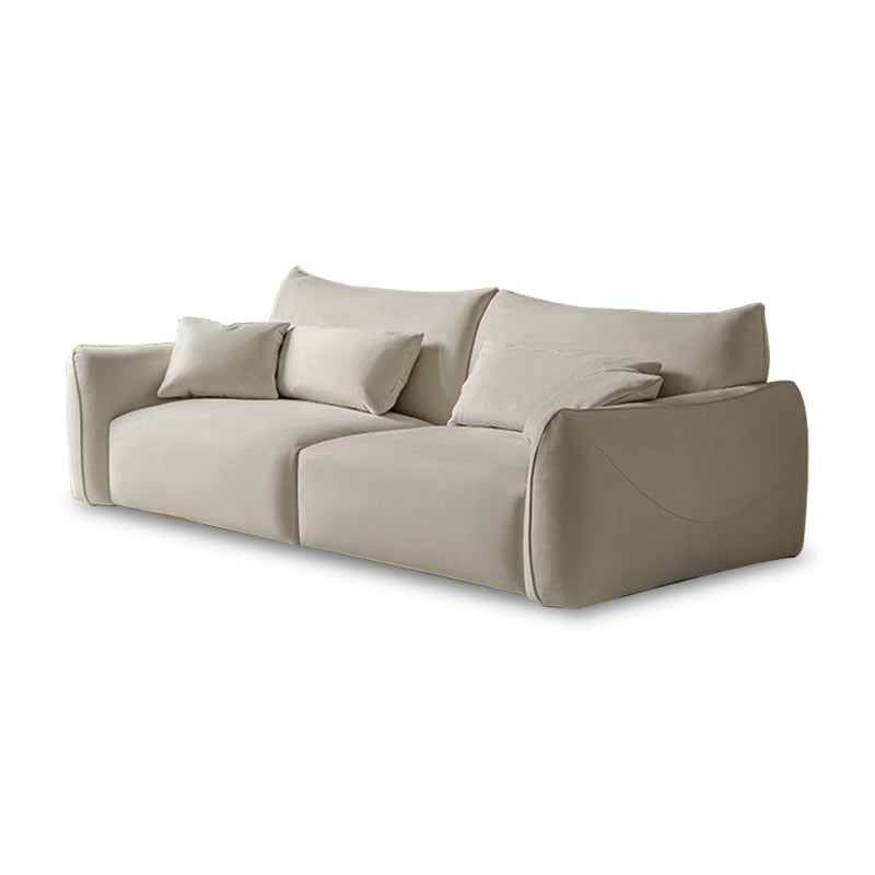 Mobilious-梵·Brahman|Soffiella Cream Straight Sofa Couch
