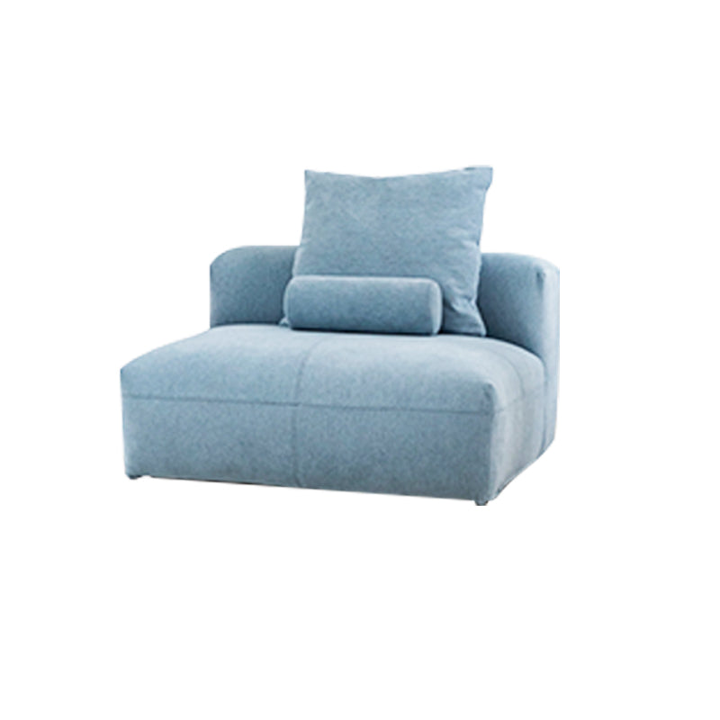 Glaciera Denim Slipcovered White Sofa