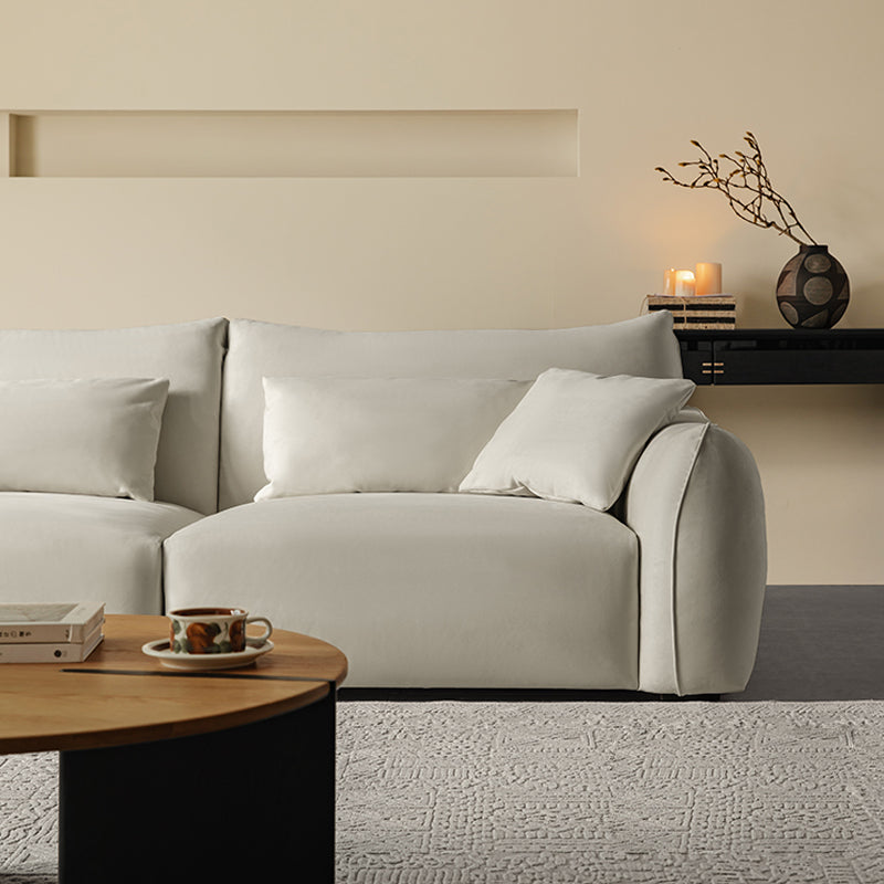 Mobilious-梵·Brahman|Soffiella Cream Straight Sofa Couch