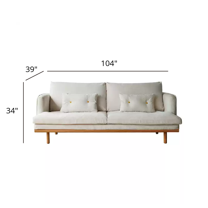 Mobilious-Kohana Corduroy Japanese Fabric Washable Sofa