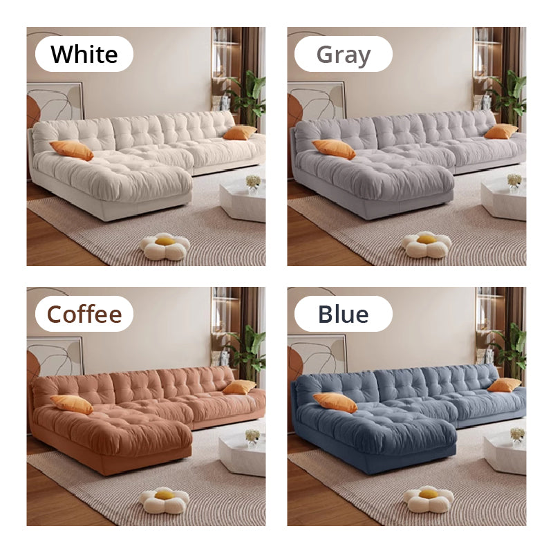 Nuvella Cloud Cream Lazy Sofa