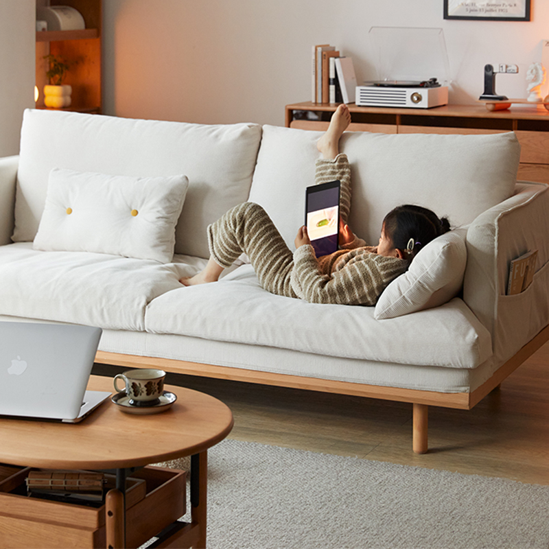 Mobilious-Kohana Corduroy Japanese Fabric Washable Sofa