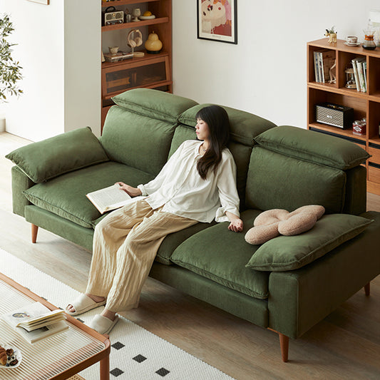 Mobilious-Bosvella Corduroy Retro Green Washable Sofa