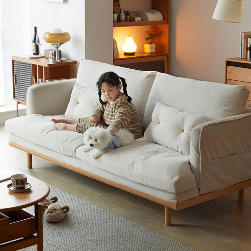 Mobilious-Kohana Corduroy Japanese Fabric Washable Sofa