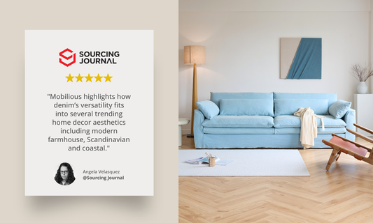 Mobilious Featured in Sourcing Journal for Its Revolutionary IndigoGuard Denim Sofas
