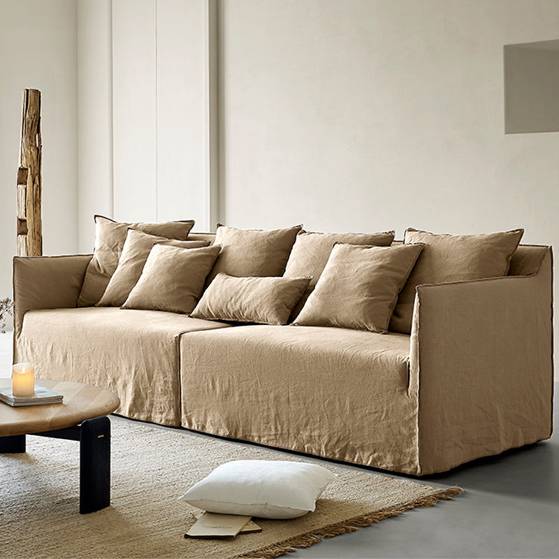 Soluna Dew-Retted Linen Fabric Washable Sofa