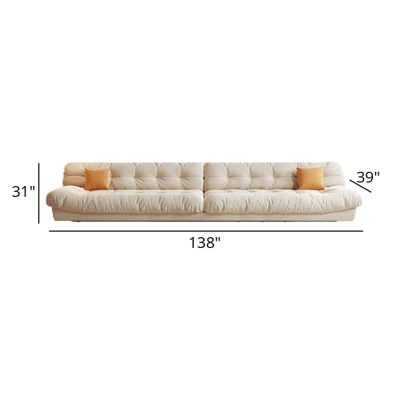 Nuvella Cloud Cream Lazy Sofa - Plus