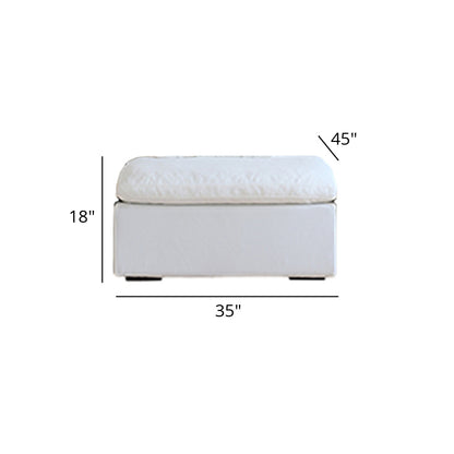Mobilious-Nuvola Denim Slipcovered White Cloud Couch - Plus