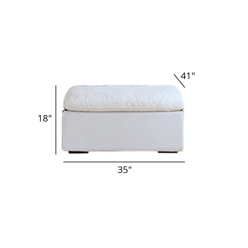 Mobilious-Nuvola Denim Slipcovered White Cloud Couch