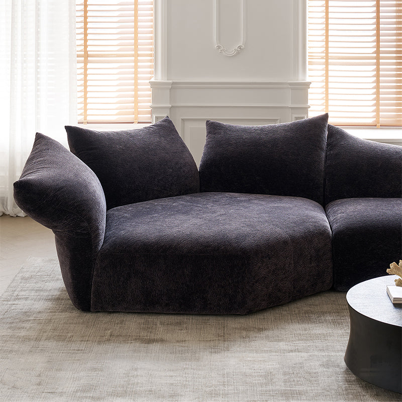 Mobilious-Petalla Chenille Modern Modular Sofa / Sectional