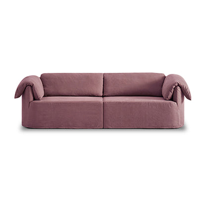 Murelle Linen Fabric Washable Purple Sofa