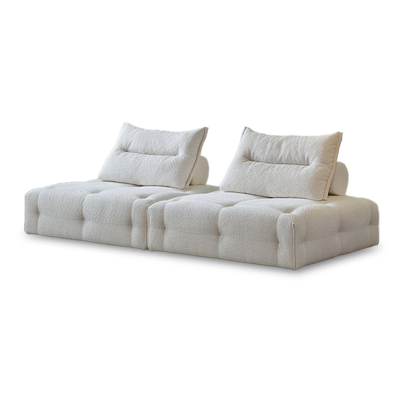 Mobilious-Stratto Gray Modular Chenille Fabric Sofa