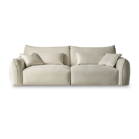 Mobilious-梵·Brahman|Soffiella Cream Straight Sofa Couch