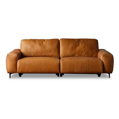 Hygge Genuine Leather Power Reclining Straight Sofa