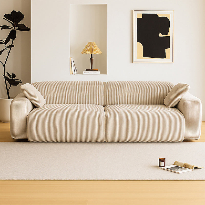 Mobilious-Velvra Corduroy Deep Seat Modular Sectional