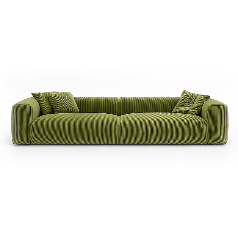 Mobilious-Verdino Corduroy Retro Green Modular Sofa