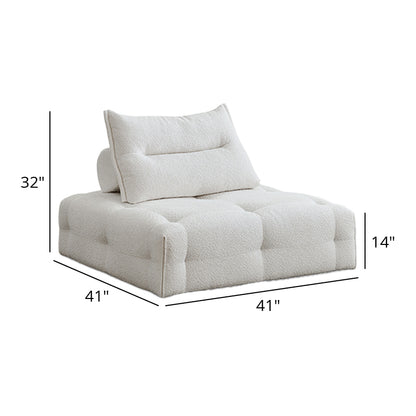 Mobilious-Stratto Gray Modular Chenille Fabric Sofa