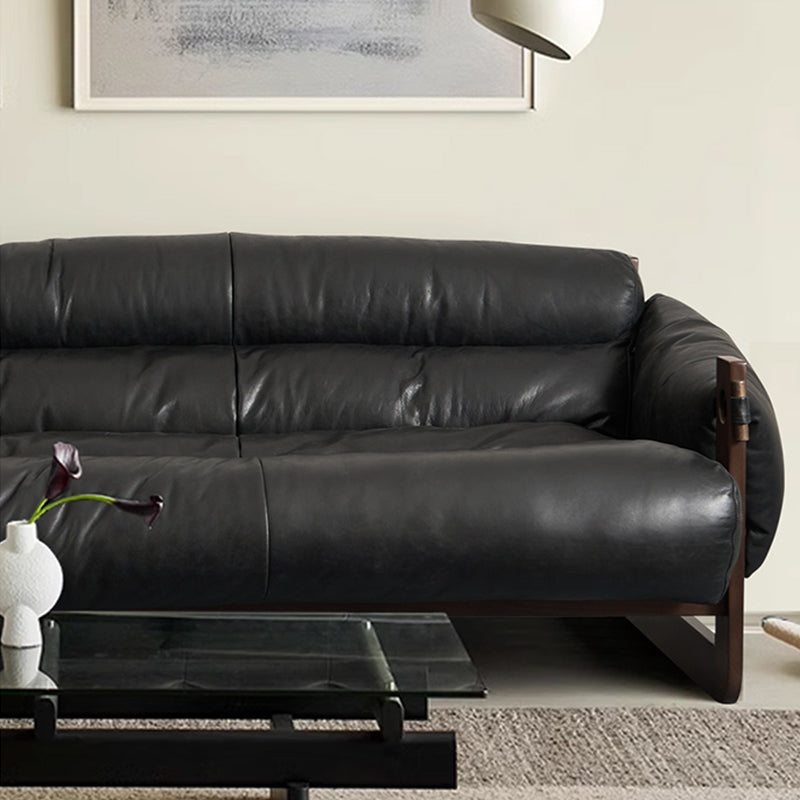 Solvu Top Grain Leahter Straight Sofa