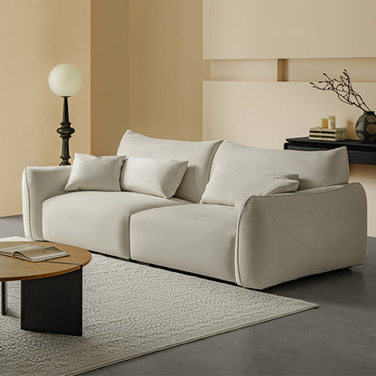 Mobilious-梵·Brahman|Soffiella Cream Straight Sofa Couch