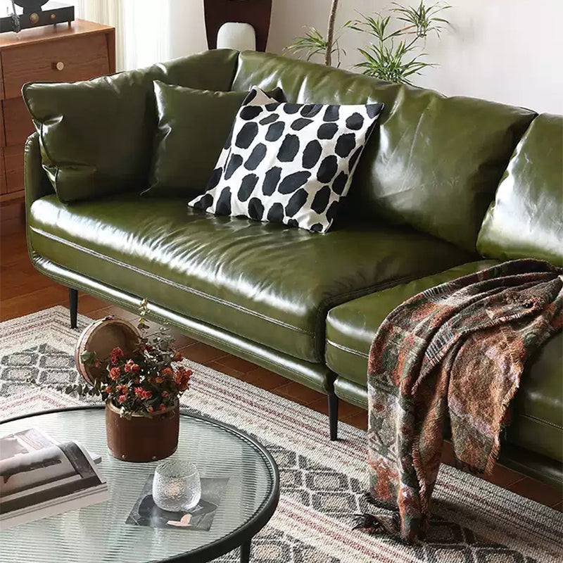 Nojara Top Grain Leather Straight Modular Sofa