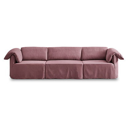 Murelle Linen Fabric Washable Purple Sofa