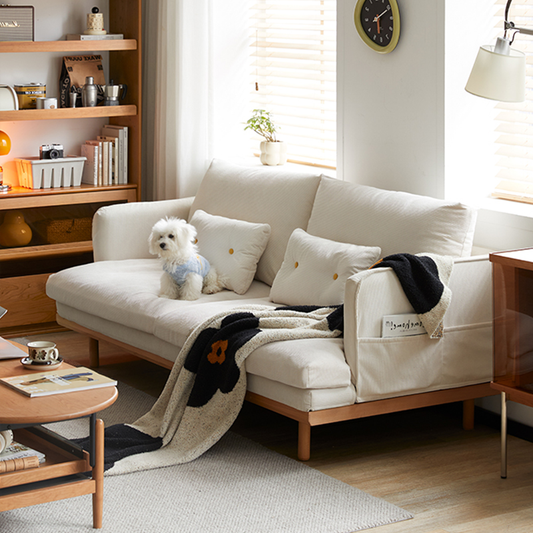 Mobilious-Kohana Corduroy Japanese Fabric Washable Sofa