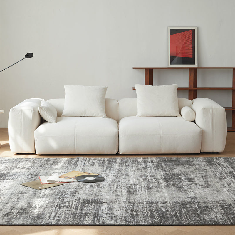 Mobilious -Glaciera Denim Slipcovered White Sofa