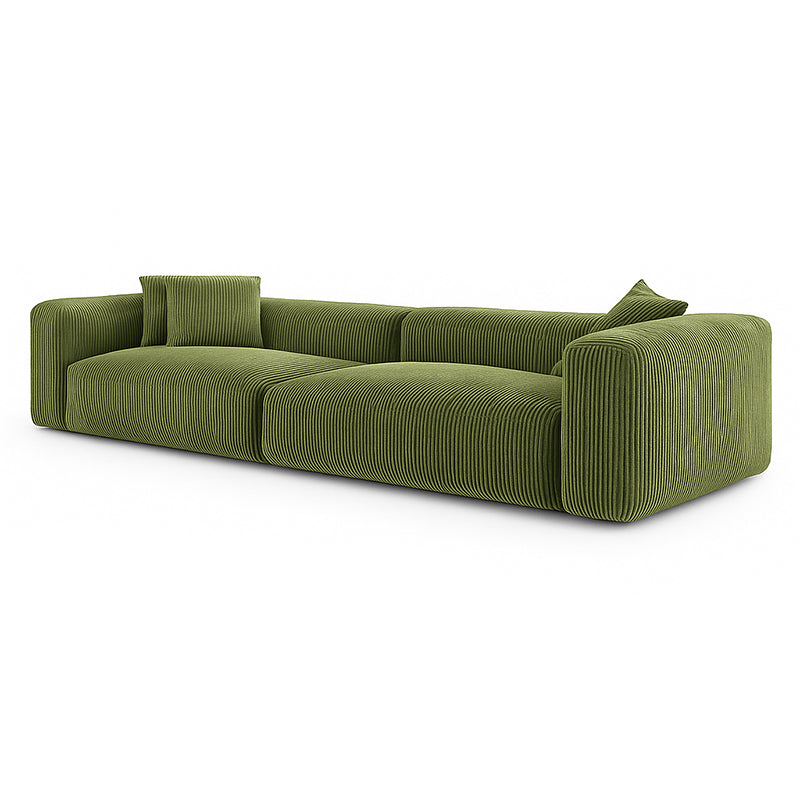 Mobilious-Verdino Corduroy Retro Green Modular Sofa