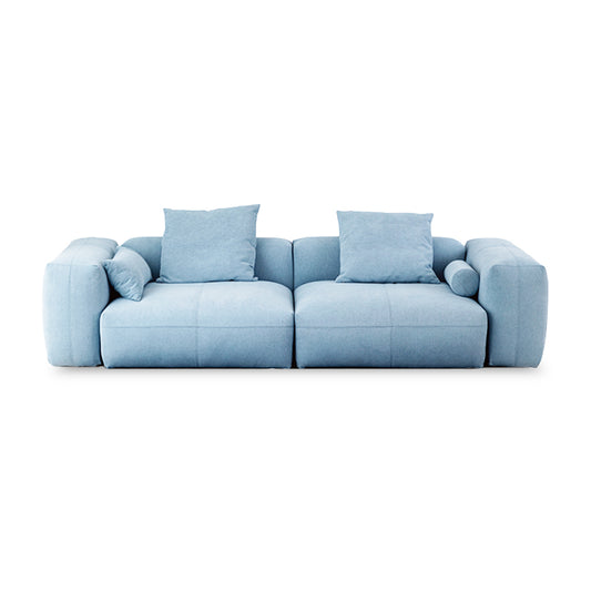 Mobilious -Glaciera Fabric Washable Blue Sofa