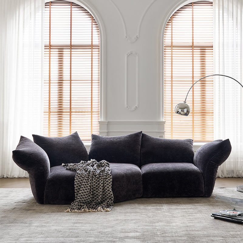 Mobilious-Petalla Chenille Modern Modular Sofa / Sectional