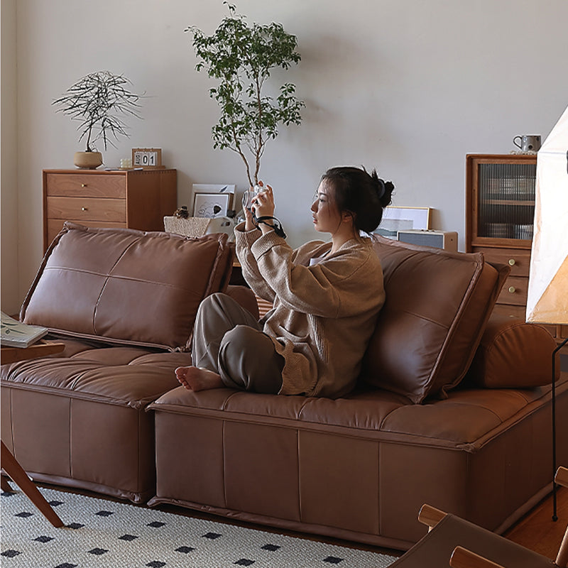 Vetra Top Grain Leahter Modular Sofa