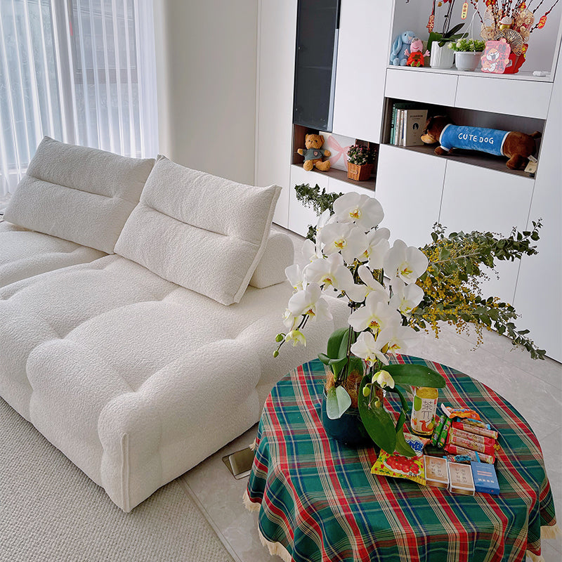 Mobilious-Stratto Gray Modular Chenille Fabric Sofa