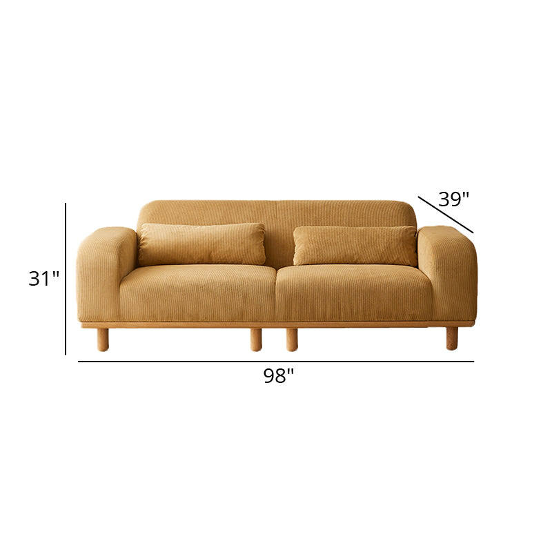 Mobilious-Momona Corduroy Japanese Fabric Sofa