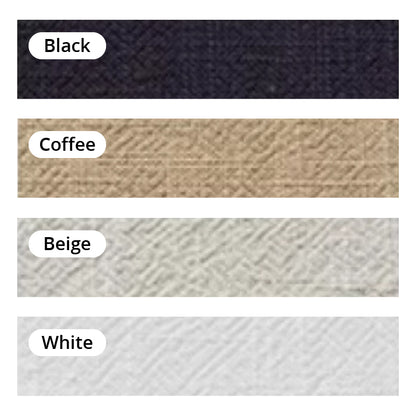 Kusari White Linen Fabric Washable Modular Sofa