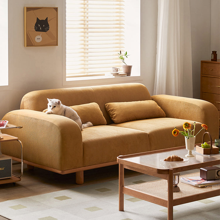 Momona Corduroy Japanese Fabric Sofa | 1/2/3/4 Seater Slipcovered