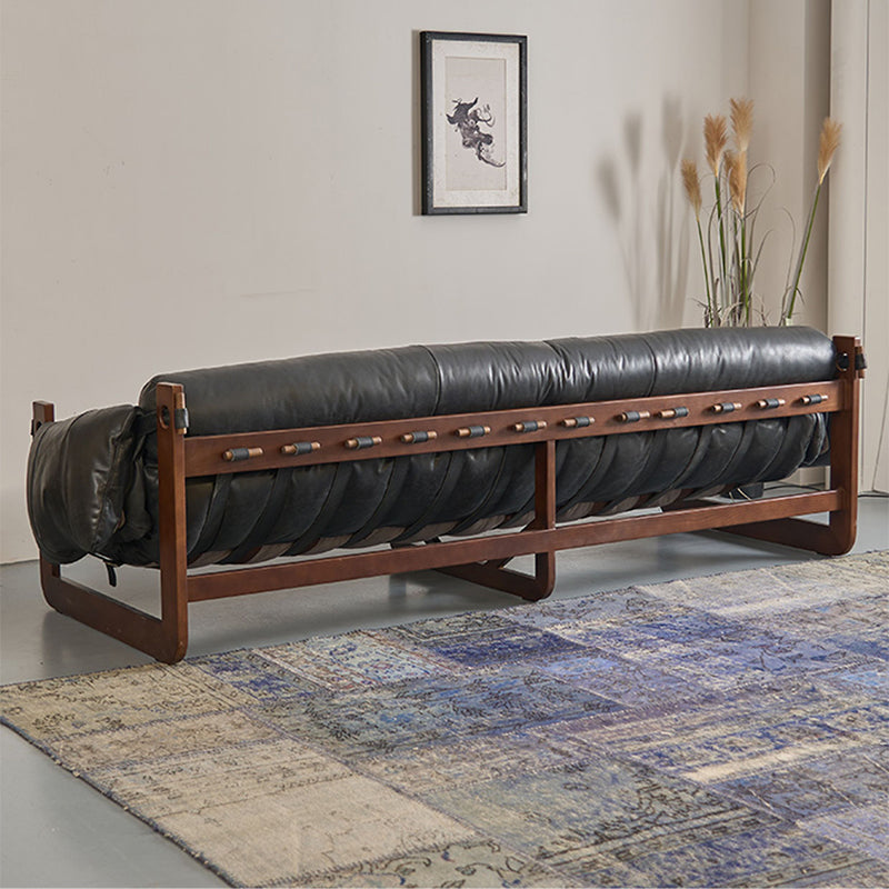 Solvu Top Grain Leahter Straight Sofa