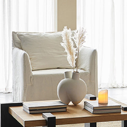 Soluna Dew-Retted Linen Fabric Washable Sofa