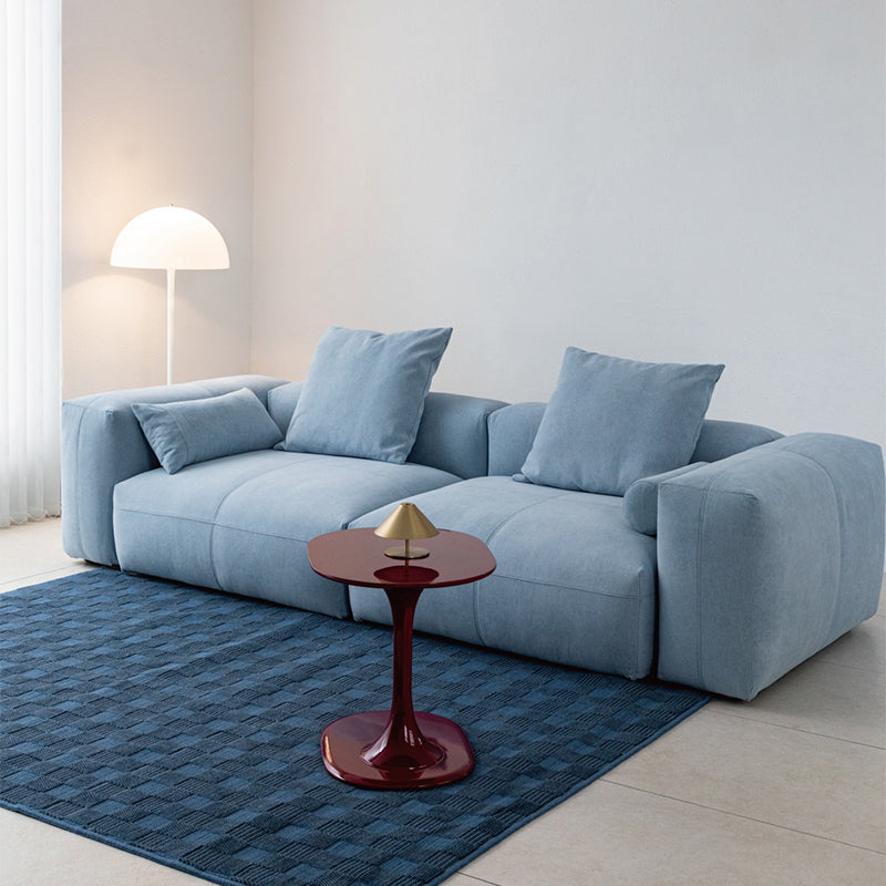Mobilious -Glaciera Fabric Washable Blue Sofa