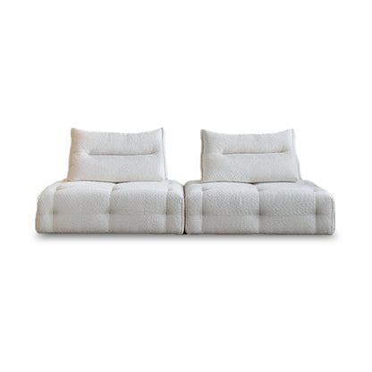 Mobilious-Stratto Gray Modular Chenille Fabric Sofa