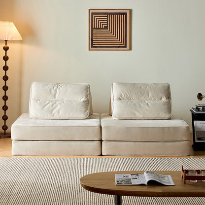 Molveno Brushed Cotton Fabric Modular Sofa