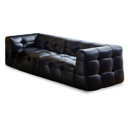 Eira Genuine Leather Retro Straight Sofa