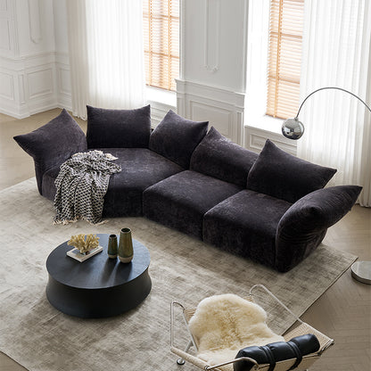 Mobilious-Petalla Chenille Modern Modular Sofa / Sectional