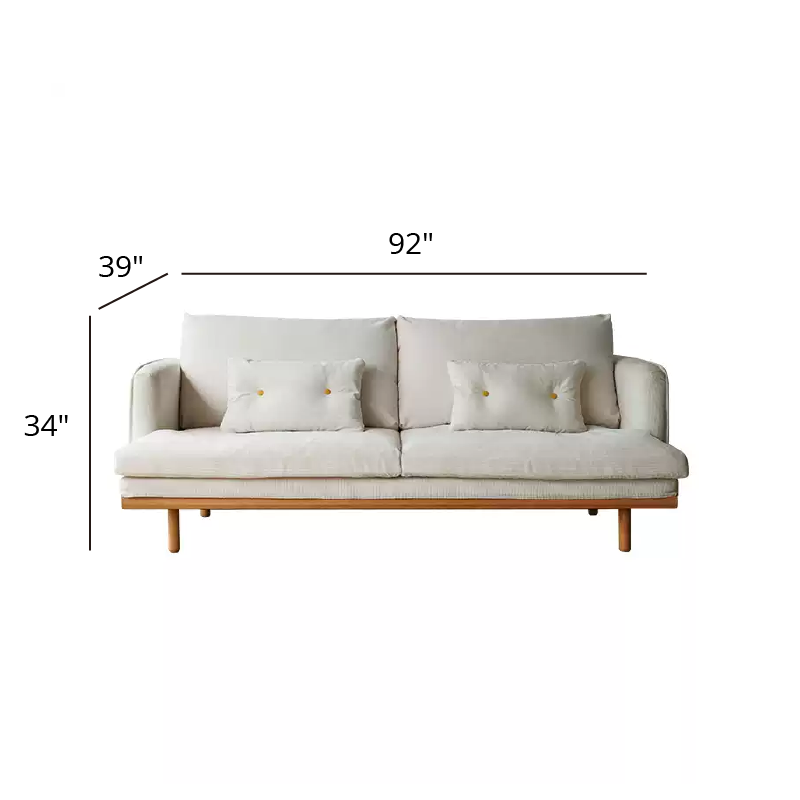 Mobilious-Kohana Corduroy Japanese Fabric Washable Sofa